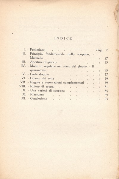 1950 M.Elevi Lo Scopone Indice